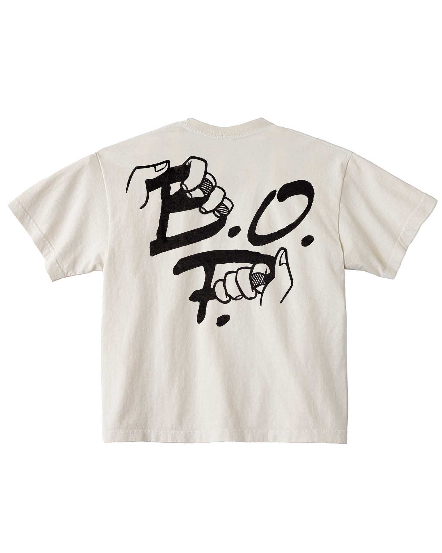 Midwest Grip Tee (Cropped, Creme)