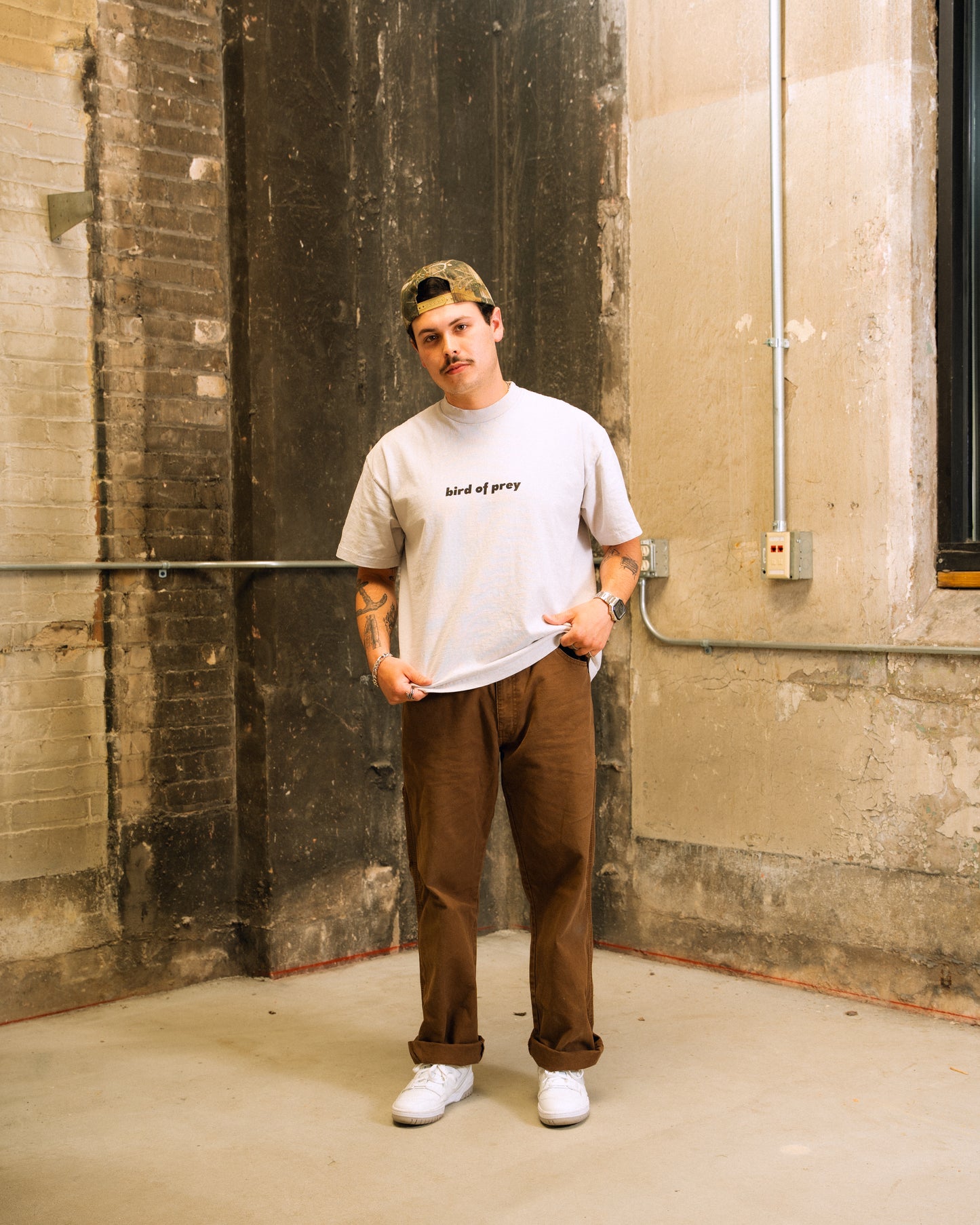 Midwest Grip Tee (Cropped, Grey)