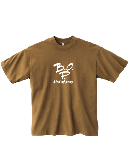 B.O.P. Logo Tee (Standard Fit, Brown)