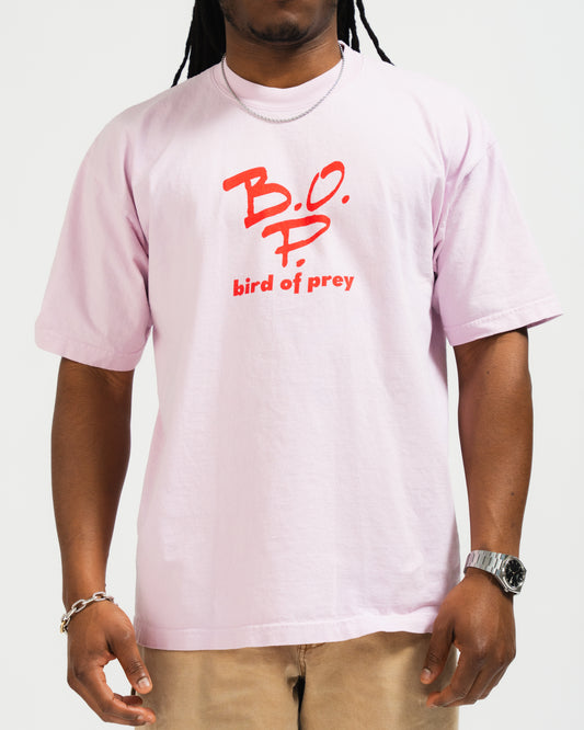 B.O.P. Logo Tee (Standard Fit, Pink)